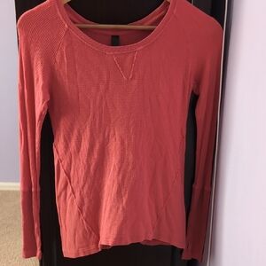 Aeropostale Women's Long Sleeve Top in Coral